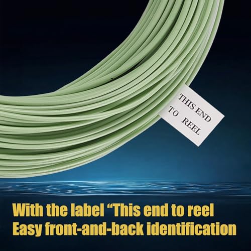 Aventik Trout, Trout Boost, Single Hand Spey, Floating Fly Fishing Line Freshwater Fishing, Smooth Accurate Casting, Easy Roll Casting, 100FT with Welded Loops - color: Green2 Trout Premier, size: 7F