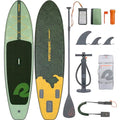 Retrospec Weekender Inflatable Stand Up Paddle Board Includes Paddle, Pump, and Accessories 10’6” Lightweight iSUP, Puncture Resistant Inflatable Paddle Board for Adults