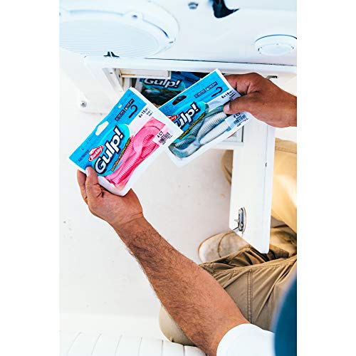 Berkley Gulp! Grub Saltwater Fishing Soft Bait - color: Mackerel, size: 5"