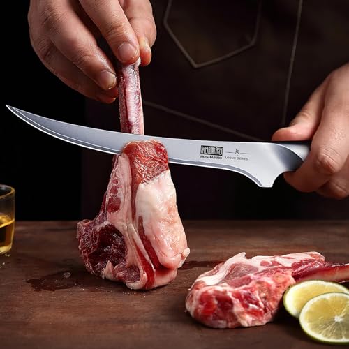 HOSHANHO Fillet Knife 9 Inch, Super Sharp Boning Knife in High Carbon Stainless Steel, Professional Japanese Fish Knives for Meat Poultry Cutting - size: 9"
