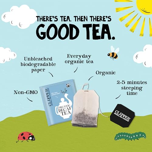 Clipper Organic Everyday Decaf Tea, 250 Bags, Individually wrapped - size: 250 Count (Pack of 1)