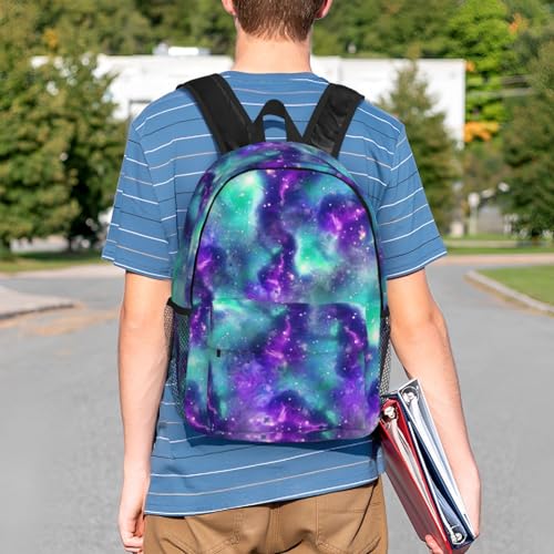 Galaxy Space Cool Backpack For Teenage Girls And Boys Cute Kids Backpacks Children School Bag - color: Galaxy Space Cool