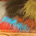 Hareline Fly Tying Extra Select Craft Fur – Premium Synthetic Fur for Streamers & Saltwater Flies - color: Bright Red