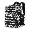 Lovelinks21 25L Tactical Backpack Military Tactical Backpack for Men and Women Small Assault Pack Outdoor Travel Hiking Camping Rucksack with Molle Webbing (Cow Print) - color: Cow Print