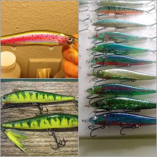 Blank Unpainted Minnow Crankbait Topwater Lipless Jerkbait Fishing Lures - color: UPM680P10