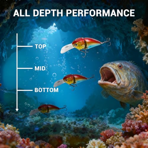 Keenjorika Fishing Lures Multi Jointed Fish Fishing Kits, Slow-Sinking Lifelike Segmented Swimbait Crankbaits, Realistic Swimming Action for Bass, Trout, Pike & Walleye, Freshwater and Saltwater - color: 3 Pack-Style 10