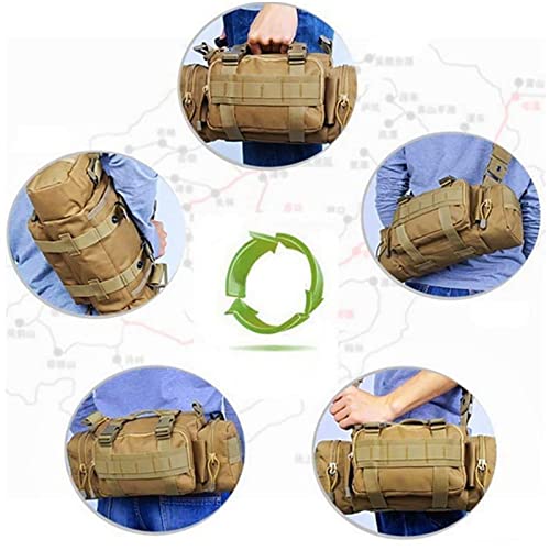 G4Free Fanny Deployment Tactical Waist Pack - Small Sling Pack Hand Carry Handlebar Bag - color: Tan