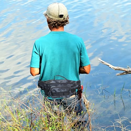 Fishing Fanny Pack for Men -Fishing Fanny Pack-Lightweight and Fishing Sling Pack - color: brown2