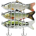 TRUSCEND Swimmax Easy Catch Fishing Lures with BKK Hooks, Wiggling, Vibrating, Rattling and Gurgling for More Bites, Heavy-Duty Dyneema Fiber Jointed Swimbaits for Bass, Trout, Crappie, Walleye, Pike - color: A-4",0.7oz