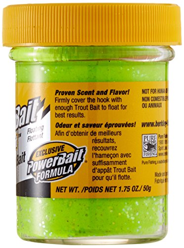 Berkley PowerBait Trout Fishing Dough Bait - color: Chartreuse