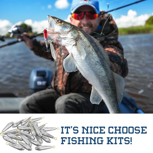 Landhoow Drop Shot Fishing Sinker Weights Kit Freshwater Catfishing Fishing Sinker Bass Casting Removable Line Saltwater Streamlined Snap Weight for Trolling Surf Tackle - size: 1/2 oz