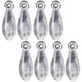 Sougayilang Fishing Weights Sinkers Bank Sinkers Bullet Weights for Surf Fishing Pier Bank Fishing Saltwater Fishing Gear 1oz to 12oz - size: 3oz 8pcs