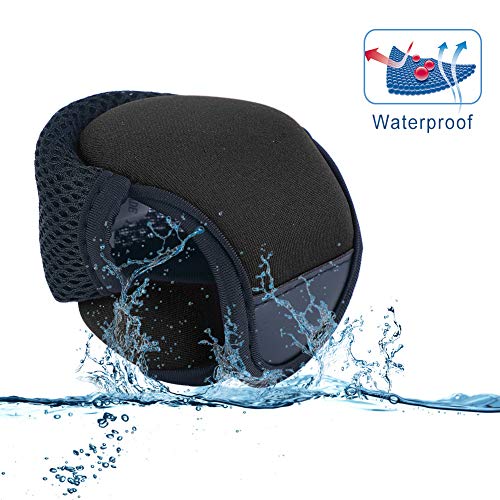 Baitcast Reels Cover Case, Breathable Baitcasting Reel Protector Soft Protective Cover For Fishing Wheels (Black)