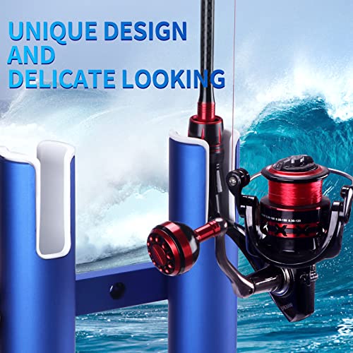 Fishing Rod Holder Aluminum, 3/4 Link Tube， Aluminum3/ 4 Rod Rack, Suit Boats & Yacht