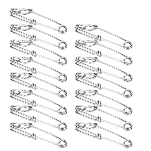 15pcs Longline Fishing Snap Clips, Stainless Steel Tuna Clips with Snap Swivel Longline Branch Hangers Fishing Accessories for Saltwater, Shark, Tuna Fishing