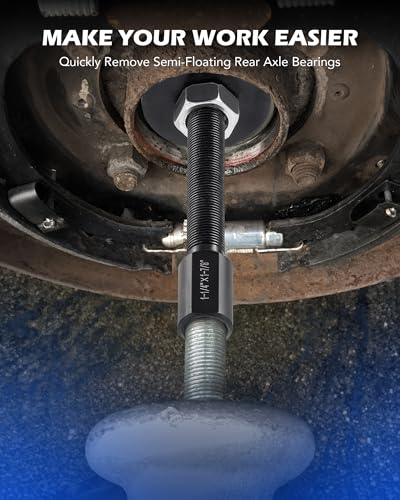 Orion Motor Tech Rear Axle Bearing Puller Tool Set, Rear Axle Bearing Remover Set, Rear Axle Bearing Removal Tool Kit with 3 Sizes 1-1/4 to 1-7/8, 1-5/16 to 2-3/8, & 1-3/8 to 2-7/8 - style: Puller Adapter Set