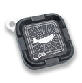 Cling Fishing Products Mag Grab® Mini – Compact Magnetic Fly Holder/Fly Patch & Organizer for Fly Fishing Vest, hat, Waders and Fishing Packs (Center of Attention, Black) - color: Black, style: Center of Attention