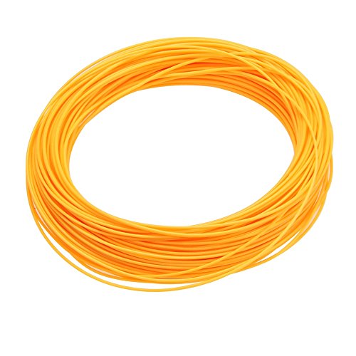AnglerDream WF Fly Fishing Line Kit 1 2 3 4 5 6 7 8 9WT Fly Fishing Line Leader Braided Backing Fish Line - color: Orange, size: WF 4F Fly Line Combo