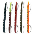 DeLong Lures – Made in USA 6" Bass Fishing Worms, Pre-Rigged Weedless & Unrigged Soft Plastic Baits, Anise-Scented Durable Lures for Freshwater & Saltwater - color: Variety 5 Pack