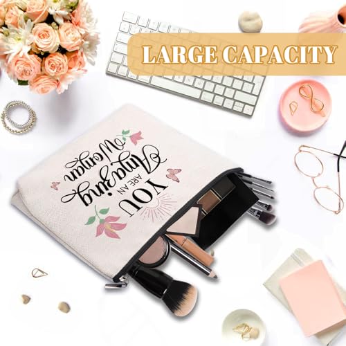 Women Makeup Bag, Mothers Day Gifts For Women, Christian Makeup Pouch, Christian Travel Toiletry Bag With Zipper, Birthday Gifts For Mom, Amazing Women Toiletry Bag - color: Amazing Women