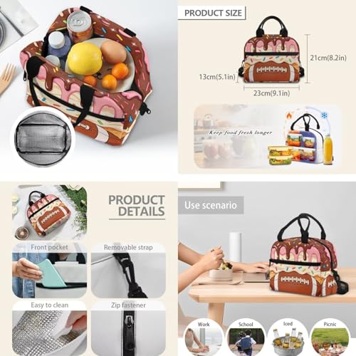 Sweetheart Print Backpack for Boys 4 Pack School Bag Rucksack with Reusable Lunch Bag Water Bottle Carrier Bag Pencil Case Set - color: Sweetheart Print