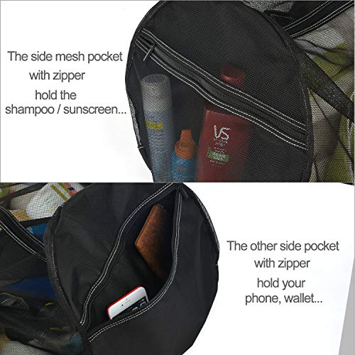 Bulex 37 Inch XXL Mesh Duffle Bag for Scuba Dive or Snorkel Gear, Extra Large Snorkeling Equipment Carry Bag, Ideal for Beach Pool Swimming Free Diving Kayak Spearfishing