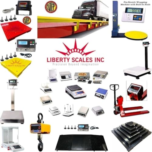 Liberty LS-924 Medium General Purpose Crane Scale for Luggage Weight Suitcase Hunting Farm Bike Bow Fish Weight Fishing Scale, Digital Hanging Scale (LED Display) (3000 lb x .5 lb) - style: 3000 lb x .5 lb