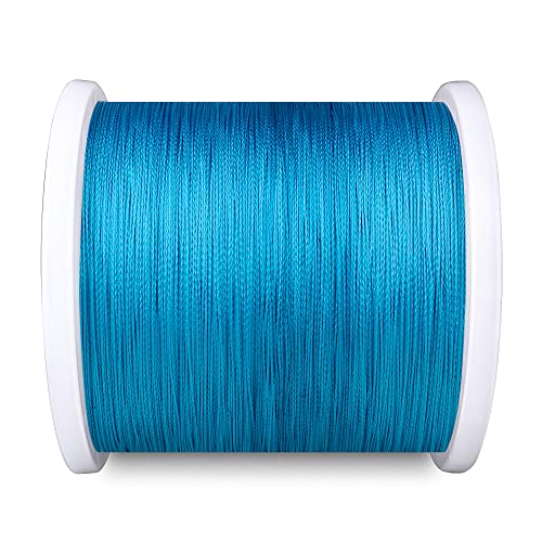 mpeter 9 Strands 8 Strands 4 Strands Armor Braided Fishing Line, 100/300/500/1000 Meters Abrasion Resistant Braided Lines, High Sensitivity and Zero Stretch, with Smaller Diameter