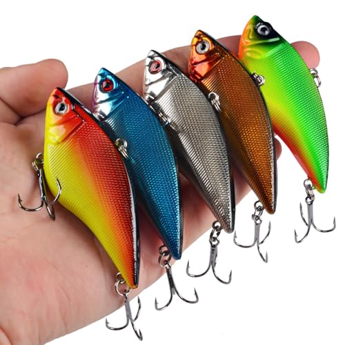 20pcs/25pcs Fishing Blanks Lures Kit Fishing Topwater Unpainted Swimbait Unpainted Crankbaits Hard Baits DIY Lure for Bass Salmon Trout Saltwater and Freshwater - color: 20PCS 2.87″/0.52oz