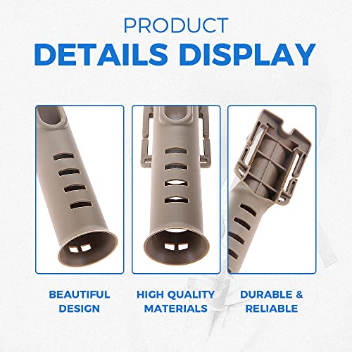 Yetaha Belt Rod Holder, 2 Pack Portable Waist Belt Fishing Rod Holder, Adjustable Pole inserter Fishing Rod Accessories for Boat Kayak Outdoor Fishing (Khaki) - color: Khaki
