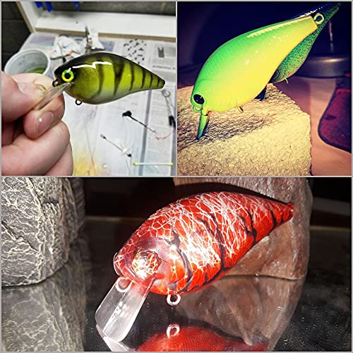Blank Unpainted Minnow Crankbait Topwater Lipless Jerkbait Fishing Lures - color: UPHC25P10