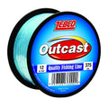 Zebco Outcast Monofilament Fishing Line, Low Memory and Stretch, High Tensile Strength - color: Blue, size: 375-Yard/12-Pound
