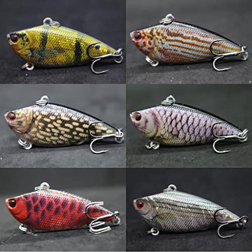 Minnow Crankbait for Bass Fishing Bass Lure Jerkbait Fishing Lures and Tackle Box - color: HL540KB