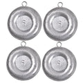 Disc Sinkers Fishing Weights Coin Sinker Weights Saltwater Surf Fishing Weights Bottom Drifting Trolling Catfishing Gear Tackle Fishing Sinker Weights 1oz 2oz 3oz 4oz 5oz 6oz 8oz - style: 8oz-4pcs