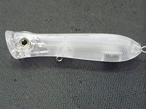 10 Blank Unpainted Minnow Crankbait Topwater Lipless Jerkbait Fishing Lures V3 - color: UPT683P10