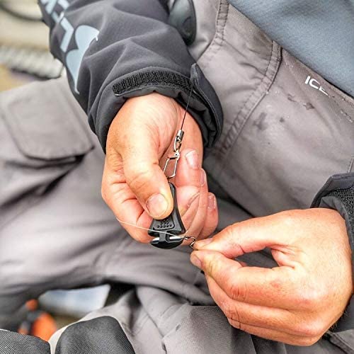 LINE CUTTERZ Patented Ceramic Blade Zipper Pull Quick Braided Fishing Line Cutter - Fishing Equipment - Upgrade Your Fishing Gear Now - color: Glow-in-the-Dark