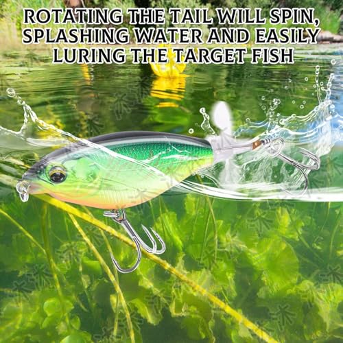 6PCS Swimbait Kit Realistic Bait and Surface Bait with Realistic 3D fisheye and Multi Joint Swimming Movements, Perfect for Saltwater and Freshwater Fishing Kits - color: A-6PCS