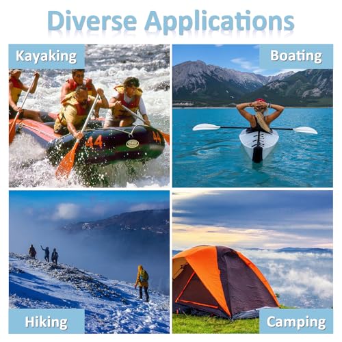 Waterproof Dry Bag 5L – 30D Nylon Roll Top Dry Sack with PU Coating, Lightweight Water-Resistant Storage for Kayaking, Camping, Hiking, Fishing & Beach (Blue) - color: Blue, size: 5L