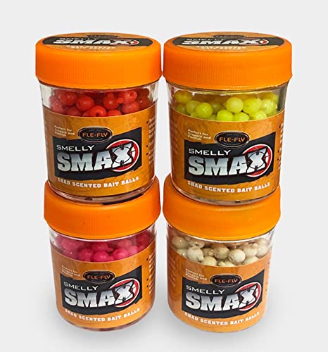 Smell Smax Scented Bait Balls/Eggs for Trout, Panfish, Salmon and More - color: Chartreuse