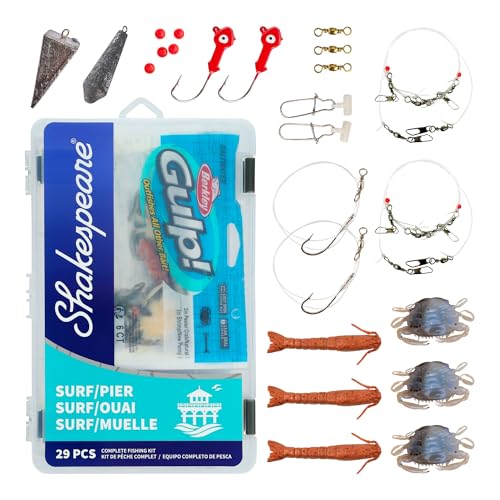 Shakespeare Catch More Fish Fishing Tackle Kit - color: Surf/Pief, style: New Model