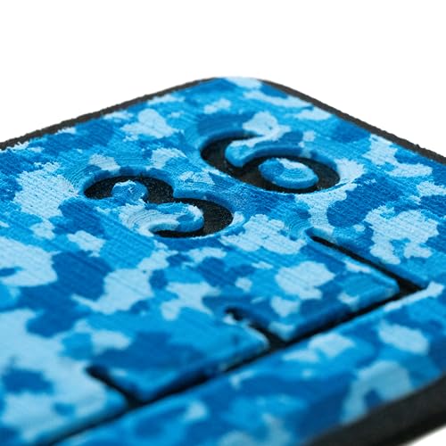 SeaDek Fish Ruler | Next Level | 36 inch Fish Measurement Tool | Perfect for Boats and Kayaks | Aqua Camo over Black - color: Aqua Camo/Black