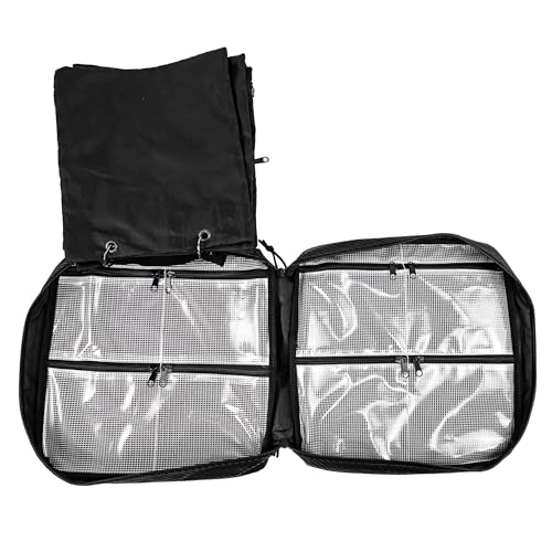 YakAttack 12” x 12” HD Bait Binder | Soft Bait Organizer & Fishing Lure Storage Case | Compact Tackle Bag for Plastics & Tools | Heavy-Duty Design for Kayak & Boat Anglers | Fishing Gear Holder - size: 12" x 12"