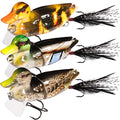 TRUSCEND Swimmax Easy Catch Fishing Lures with BKK Hooks, Wiggling, Vibrating, Rattling and Gurgling for More Bites, Heavy-Duty Dyneema Fiber Jointed Swimbaits for Bass, Trout, Crappie, Walleye, Pike - color: Z-2.8"-0.35oz