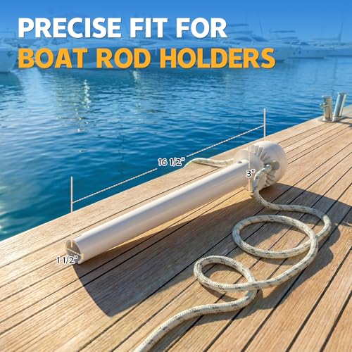 Salcod 1 Pack Boat Fender Holder, Boat Fender Clips, Fishing Rod Fender Support, Rod Holder Fender Hanger, Boat Fender Line Adjuster, Boats Rod Holders, Marine Docking Accessory - size: 1 Pack
