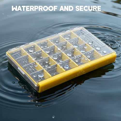 Waterproof Fishing Tackle Box, 3600/3700 Deep Tackle Trays Fishing Plastic Box Organizer with Adjustable Dividers Transparent Fishing Gear & Accessories Storage Box for Saltwater Freshwater Fishing - style: 3700 (14.17"x8.9"x1.89")-1pc