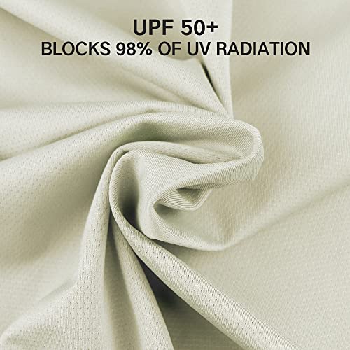 Unisex UV Protective Fingerless Gloves UPF 50+ Summer Sun Glove for Outdoor Fishing Cycling Hiking Driving Kayaking - color: Beige, size: X-Large