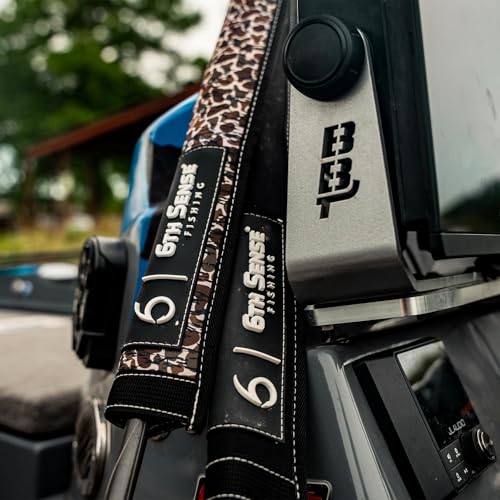 6th Sense – ProSix Rod Sleeve – Hook-Resistant Neoprene Covers for Superior Durability, Color-Coded Rod Storage or Organization, Floating Material (Spinning, Willis Bayou - Blood) - color: Willis - Bayou Blood, style: Spinning