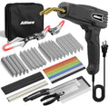 Allturn Plastic Welder, 2 in 1 Plastic Welding Kit, Hot Staples Weld Gun, Car Bumper Repair Kit for Most Plastics, Patent Number D970324(Black) | 38 PCS Welding Rods, 800 PCS Staples, Patent No. D970324 - color: Black