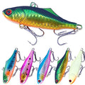 Lipless Crankbait, Rattle Trap Fishing Lures for Freshwater Saltwater, Lipless Crankbaits for Bass Fishing Lure Set for Bass Trout Walleye Redfish Pike, 5pcs with Box - color: E:2.95in/0.8oz/5pcs