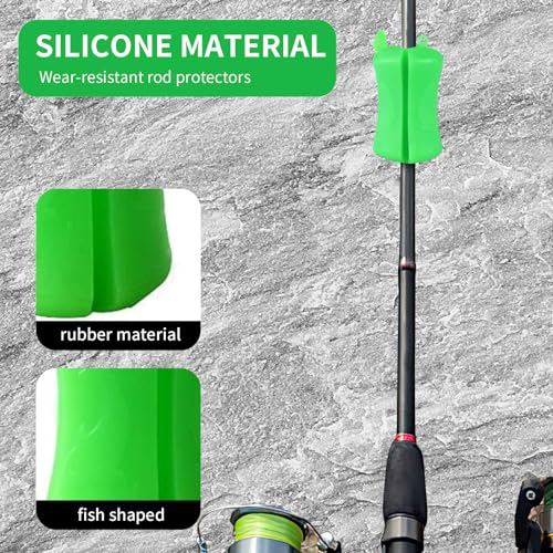 8PCS Portable Fishing Rod Fixed Ball